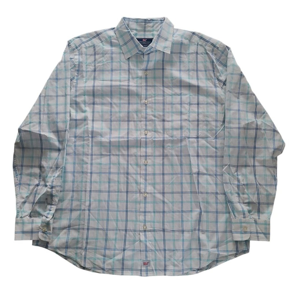 Vineyard Vines Classic Fit Murray Button Down Shirt Men's Size XL